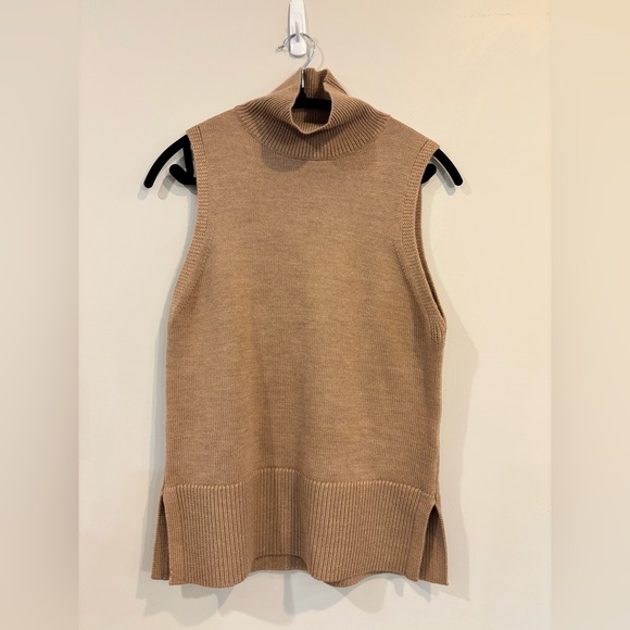 NWT Aritzia Babaton Successor Merino Wool Sleeveless Turtleneck 2XS oversized - Picture 4 of 6